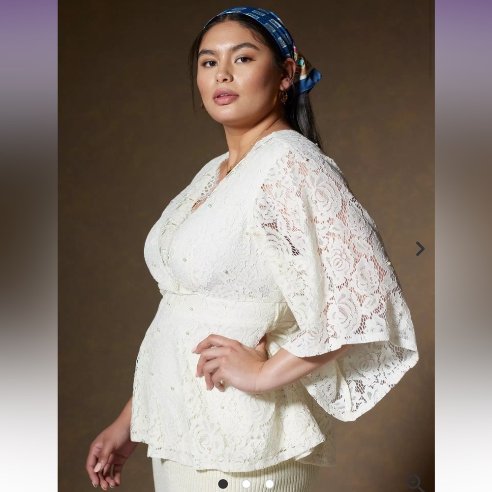 ⭐️2/$77⭐️NWOT Her Universe Star Wars Padme Wedding Peplum Top